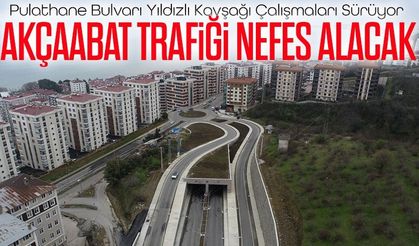 Akçaabat’ın ulaşımına nefes aldıracak proje hız kesmeden sürüyor