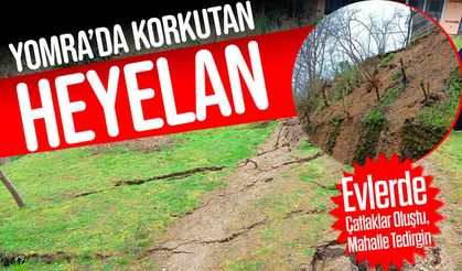 Yomra’da Peş Peşe Felaket: Heyelan Evleri Çatlattı, İstinat Duvarı Çöktü!