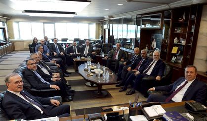 OSBÜK Başkanı Kütükcü TTSO'yu ziyaret etti
