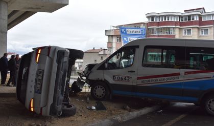 Trabzon'da meydana gelen trafik kazasında 4 kişi yaralandı