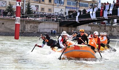 ÜNİLİG Türkiye Rafting Şampiyonası Bayburt'ta başladı