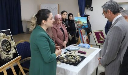 Bayburt'ta 'Sevginin Diliyle Değerlerimiz' sergisi açıldı