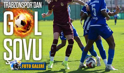 Trabzonspor Hakkarigücü Spor'u Gol Yağmuruna Tuttu!; 6-0'lık Dev Galibiyet