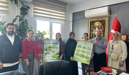 Pınaraltı Ortaokulu öğrencileri “Çevre Bilinci ve Sıfır Atık” projesiyle gelecek için çalışıyor