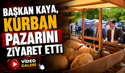 Başkan Kaya Kurban Pazarını Ziyaret Etti: “Vatandaşımızın Memnuniyeti Bizleri Mutlu Ediyor”
