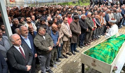 Giresun'da akıntıya kapılarak hayatını kaybeden kişinin cenazesi toprağa verildi