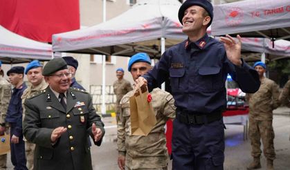 Bayburt'ta engelli vatandaşlar bir günlüğüne asker oldu