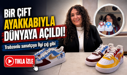 Trabzonlu tasarımcı sanatı ayakkabıya taşıdı, dünyaya açıldı