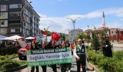 Of’ta 2. Yeşilay Bahar Şöleni Coşkusu! Öğrenciler Doyasıya Eğlendi