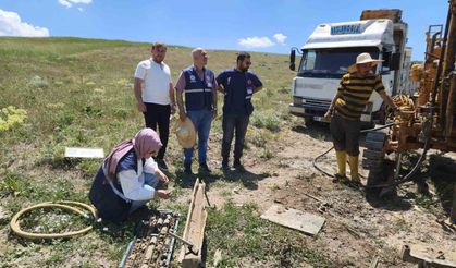 Bayburt'un Gümüşsu köyünde jeolojik etüt çalışmaları incelendi