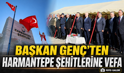 Harmantepe Şehitleri 110. yılında dualarla anıldı, Başkan Genç’ten vefa mesajı geldi