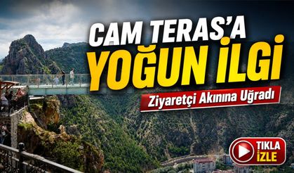 Torul Kalesi Cam Seyir Terası Yaz Sıcaklarında Ziyaretçilerin Yeni Kaçış Noktası Oldu