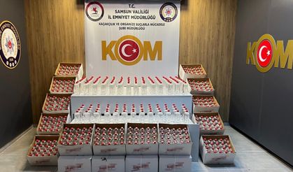 1 ton 160 litre kaçak etil alkol ele geçirildi