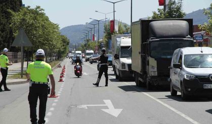 Bir haftada 16 binden fazla araç ve sürücüsü denetlendi