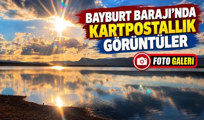 Gökyüzü Göle İndi: Bayburt Barajı’nda Kartpostallık Görüntüler