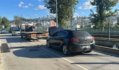 Samsun'da otomobil ile motosiklet çarpıştı: 2 yaralı