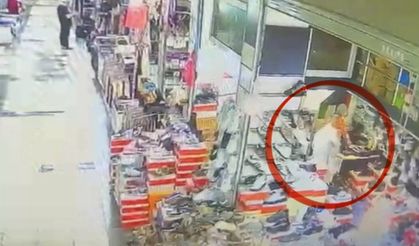 Spor ayakkabı almak için iş yerini dolandırdı