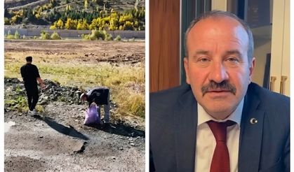 Gümüşhane'de Yol Kenarından Çıkanlar Şaşırttı! 150 Torba Çöp