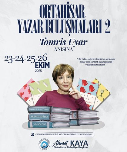 Ortahisar Yazar Buluşmaları 23-26 Ekim’de Trabzon’da