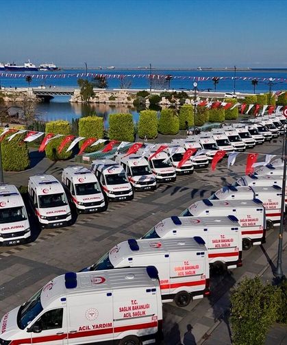 Samsun'da 100 yeni ambulans hizmete girecek