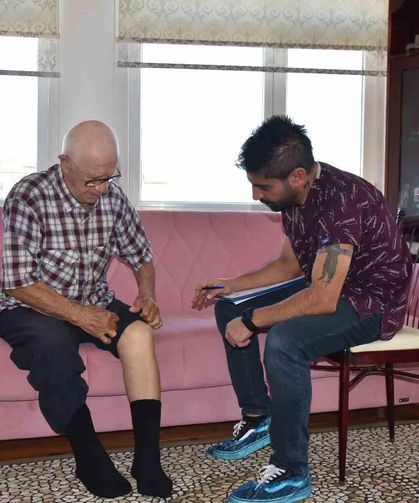 Atakum'da 225 aileye evde bakım desteği