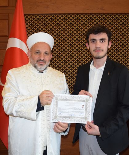 Moldovalı genç Giresun'da Müslüman oldu