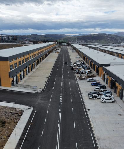 Samsun'da Gülsan Sanayi Sitesi'nde yıkım çalışmaları sürüyor