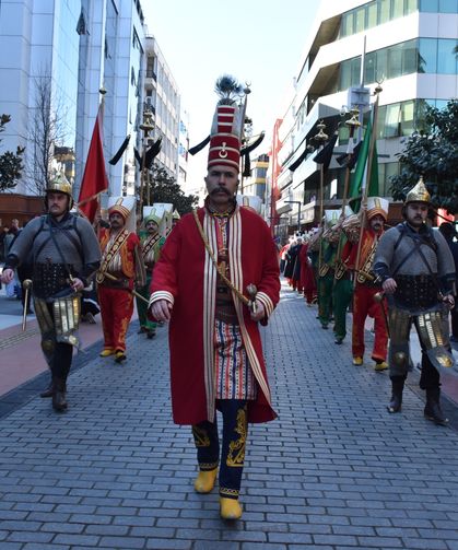 Trabzon'da Jandarma Genel Komutanlığı Mehteran Birliği ile Merasim Bölüğü gösteri sundu