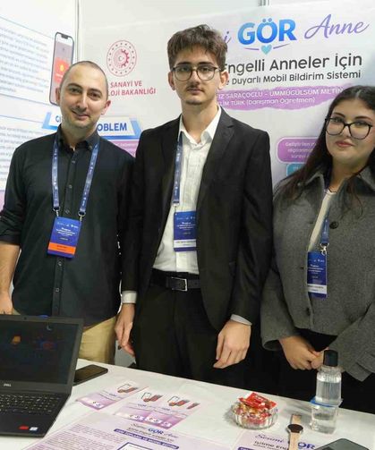 Lise öğrencileri işitme engelli anneler için hayat kolaylaştıran uygulama geliştirdi