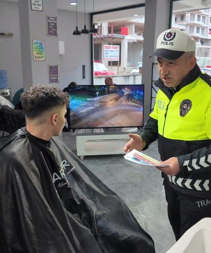 Ordu'da kuaför salonlarında trafik güvenliği projesi