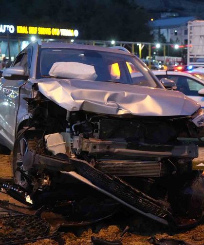 Samsun'da SUV tipi araçlar çarpıştı: 2 yaralı