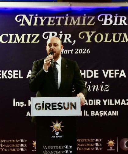 AK Parti Genel Başkan Yardımcısı Büyükgümüş, Giresun'da iftar programında konuştu: