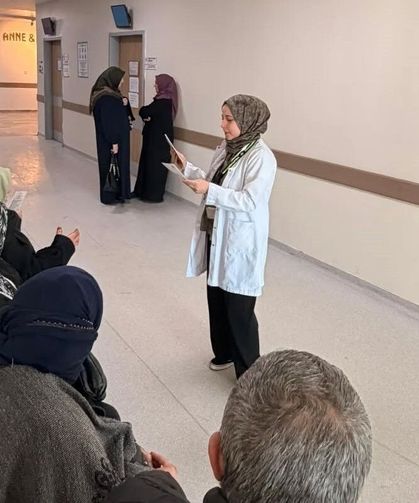 Bayburt'ta vatandaşlar böbrek sağlığı ve yaşlı bakımı konularında bilgilendirildi