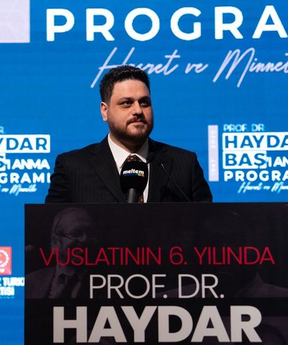 Haydar Baş Anma Programında Hüseyin Baş’tan Çarpıcı Mesajlar