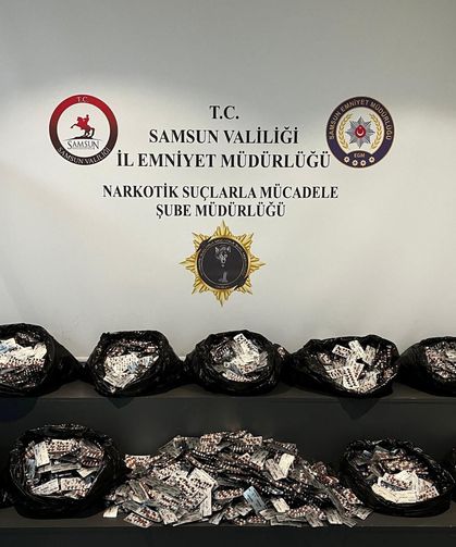 44 bin 800 yasaklı madde hap ele geçirildi