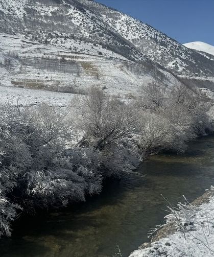 Bayburt'ta soğuk hava etkili oldu