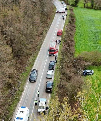 Giresun'dan Sinop'a gelen aile kaza yaptı: 5 yaralı