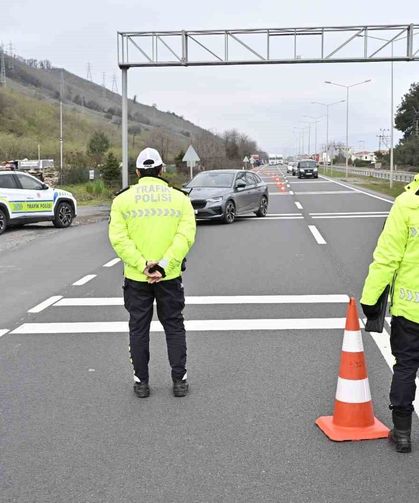 Ordu'da bir haftada yaklaşık 20 bin araç ve sürücüsü denetlendi