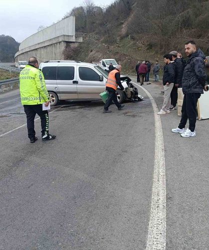 Ordu'da trafik kazası: 2 yaralı