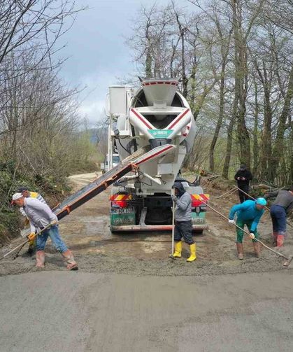 Ordu'nun kırsalında ulaşım konforu artıyor