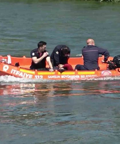 Yeşilırmak'tan çıkarılan şahıs kurtarılamadı