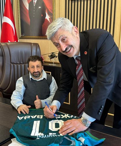 Araklı’da "Gönül" Buluşması: Köksal Baba ve Süleyman Köse Başkan Çebi’yi Ziyaret Etti