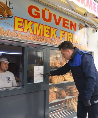Giresun’da zabıtadan fırınlara ekmek denetimi