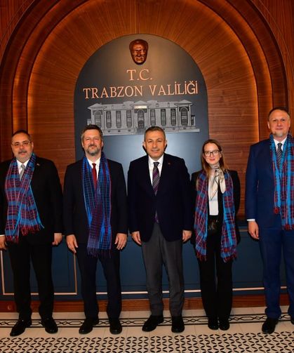 Macaristan Heyeti Trabzon Valiliği’ni Ziyaret Etti