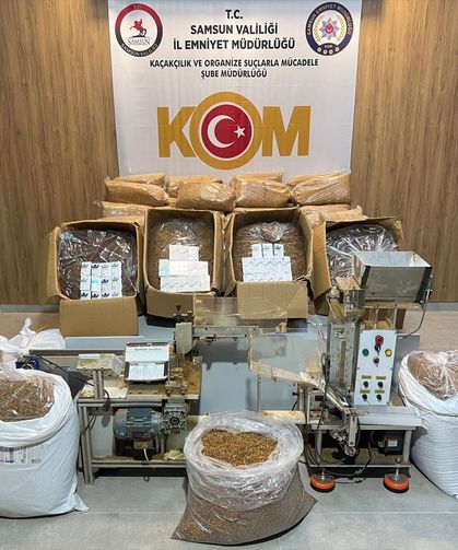 Kiraladığı ikameti kaçak sigara imalathanesine çeviren şüpheli yakalandı