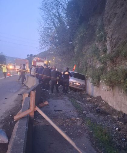 Ordu'da bir polis memuru trafik kazasında hayatını kaybetti
