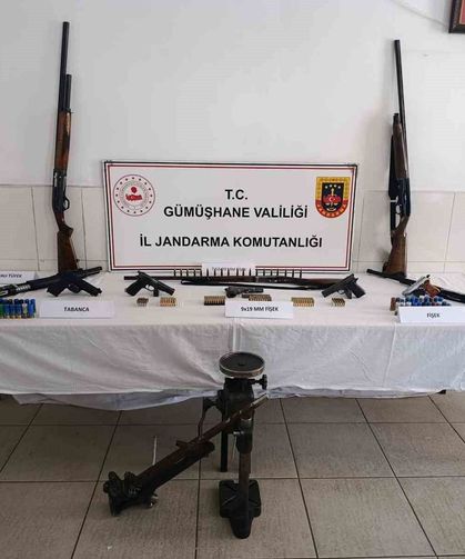 Gümüşhane'de jandarmadan silah operasyonu