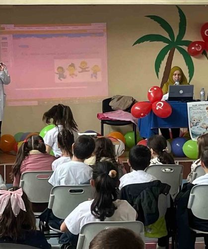 Öğrenciler hijyen ve sağlıklı yaşam konusunda bilgilendirildi