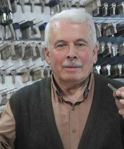 Ordulu çilingir ustası, 53 yıldır mesleğini sürdürüyor