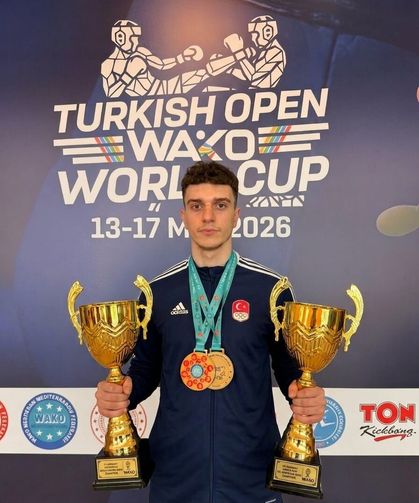 Trabzonlu Kerem Talha Holoğlu’dan Antalya'da Dünya Kupası'nda Çifte Zafer!
